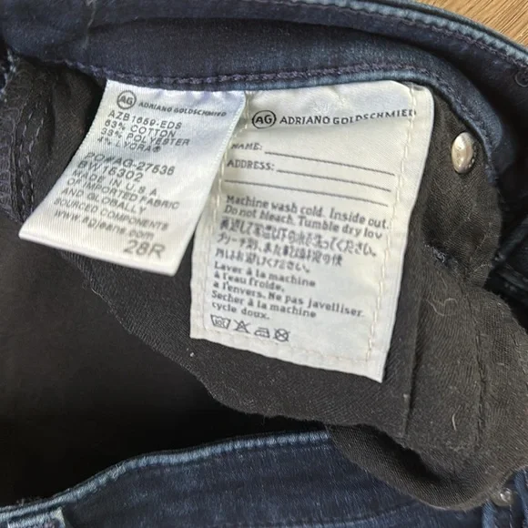 AG Adriano Goldschmied Cropped Stacy Jeans Boot Cut - Picture 6 of 8